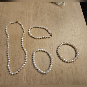 14K Gold w/ Perals Set